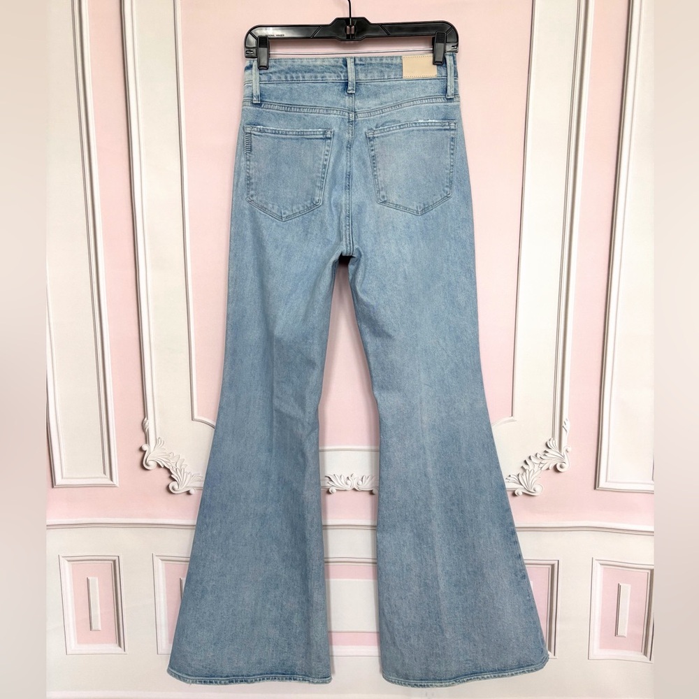 PAIGE Marlow Reverse Seamed Super Flare High Rise Jeans--NWT--27 - Picture 13 of 16
